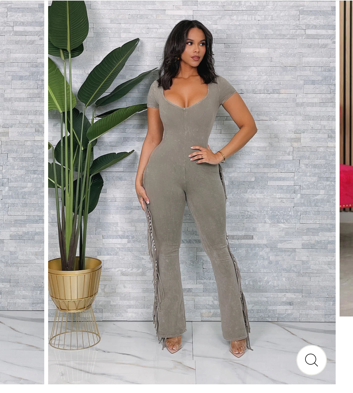 Fringe jumpsuit