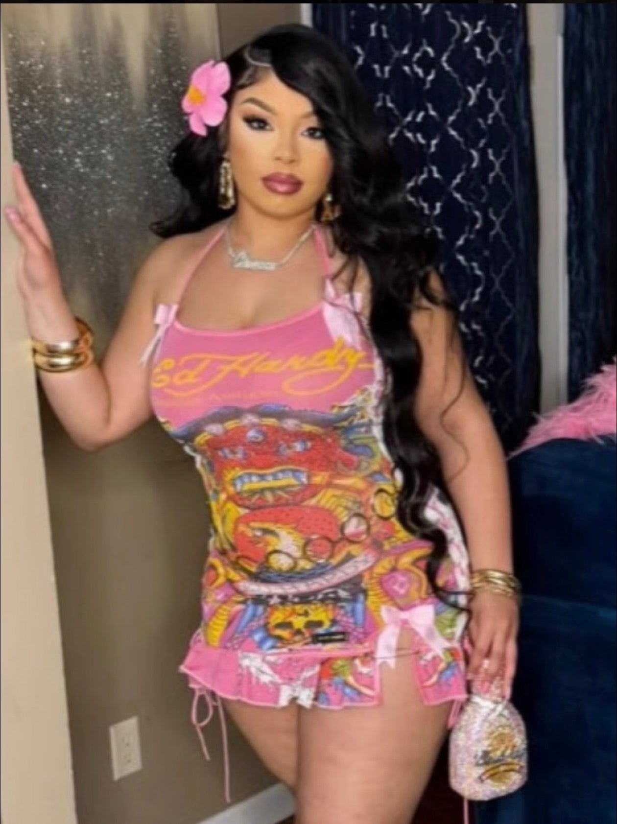 Graphic dress