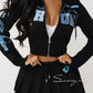 True religion mini skirt set