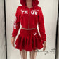 True religion mini skirt set