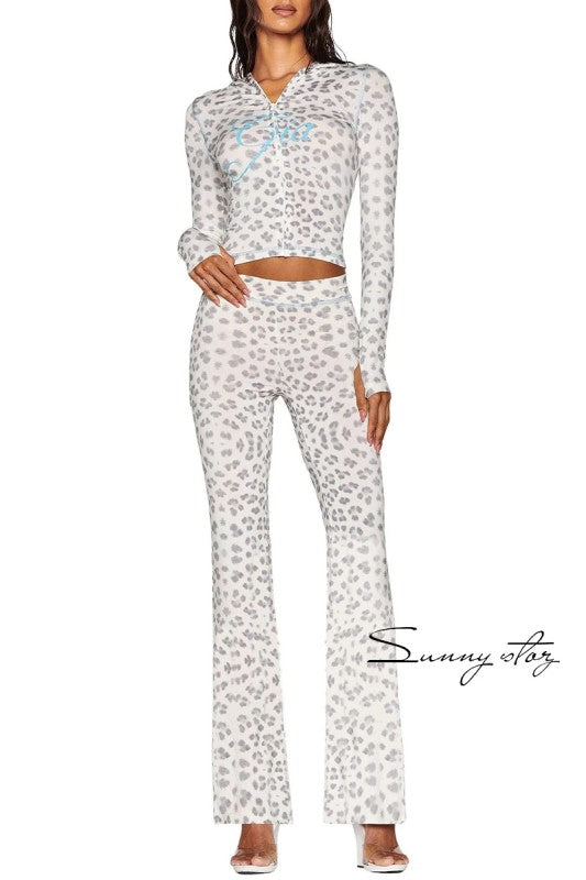 Cheetah print Gia set