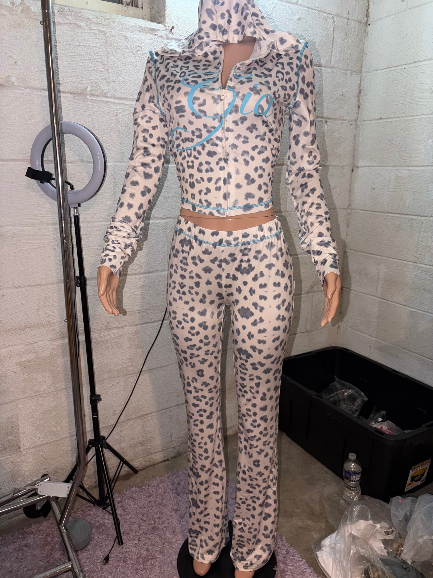 Cheetah print Gia set