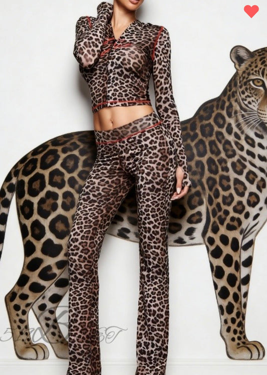 Cheetah print Gia set