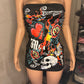 Lace up bodycon mini dress