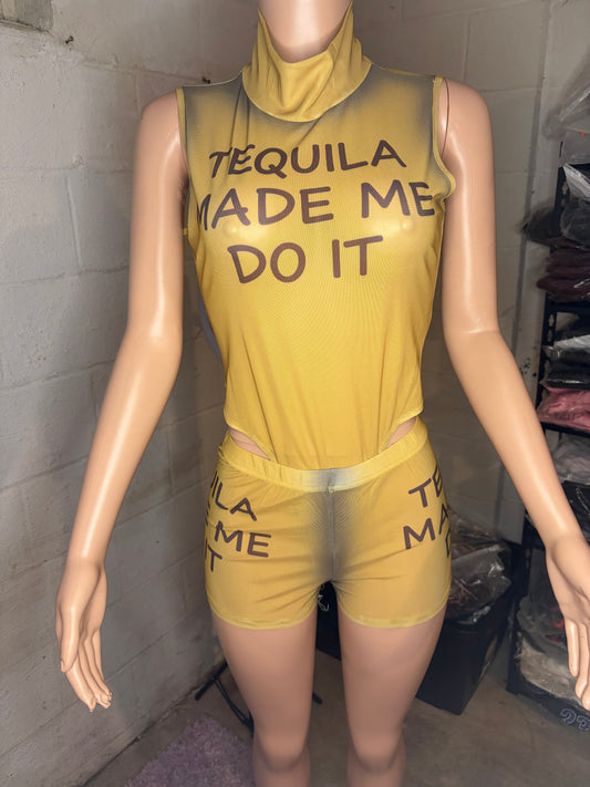 Women turtle neck bodysuit shirt set