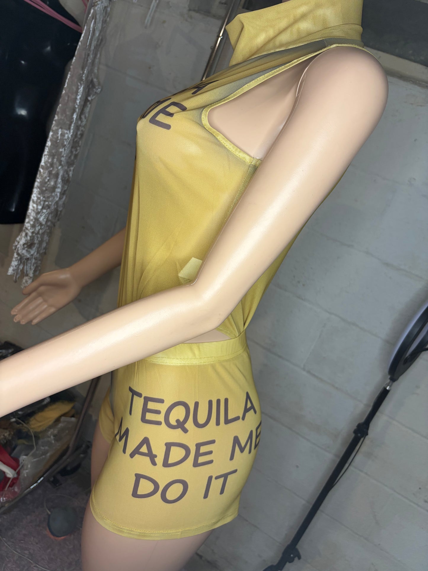 Women turtle neck bodysuit shirt set