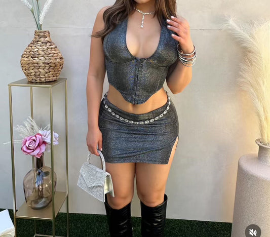 Glitter two piece set
