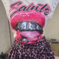 Graphic tee muscle shirt ￼