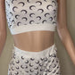 Moon embedded two piece set
