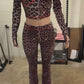 Cheetah print Gia set