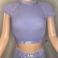 Mineral wash ribbed set
